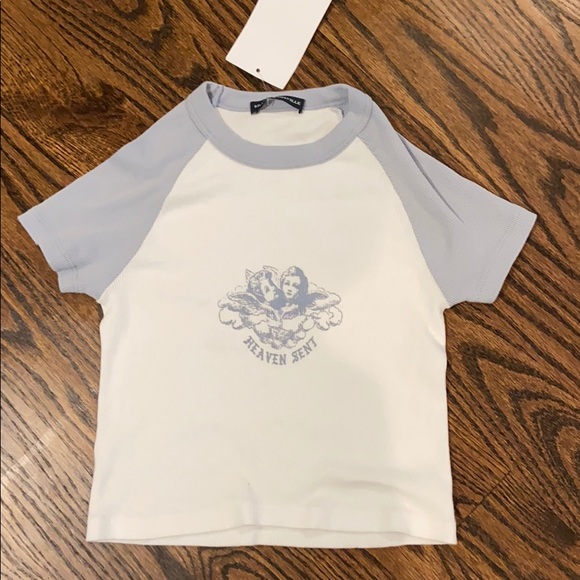 Brandy Melville Tops - HEAVEN SENT crop top!